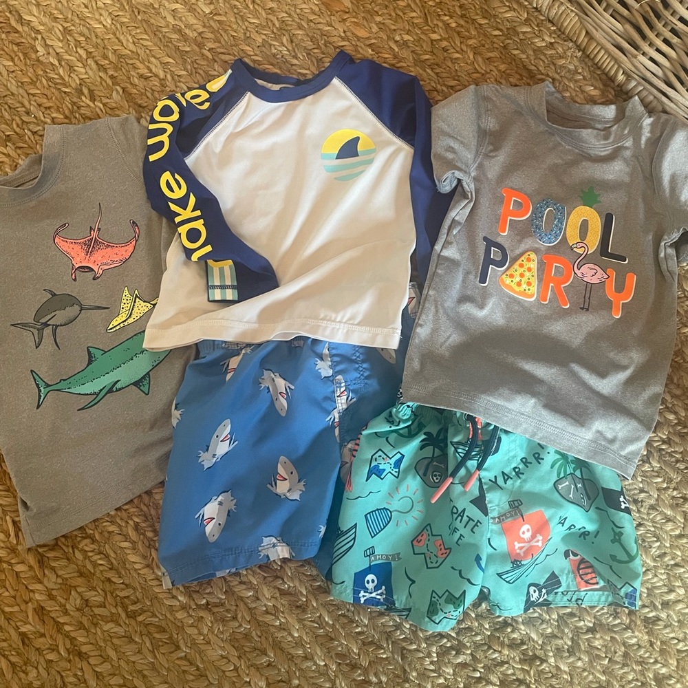 Boys swim lot
